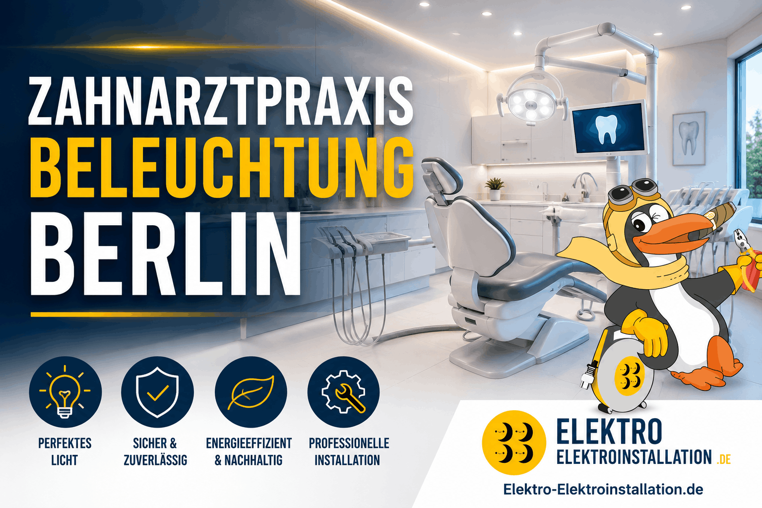 Zahnarztpraxis Beleuchtung Berlin